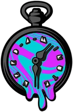The Need a Minute melting pocket watch